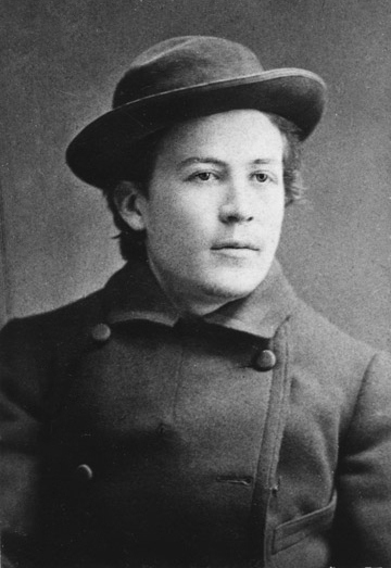 Photograph. A young Chekhov, circa 1880s.